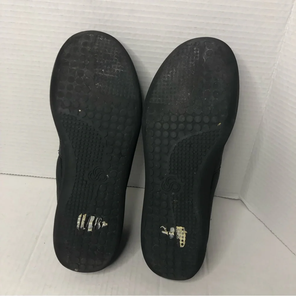Clarks Loafers Womens Size 9.5 Cloud Steppers Black Slip On Comfort Shoes